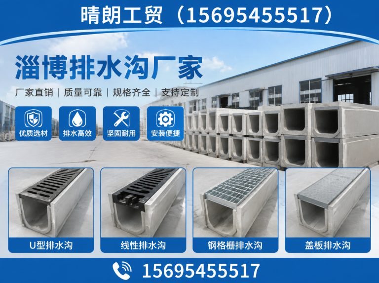 沂源县淄博排水沟厂家展示图